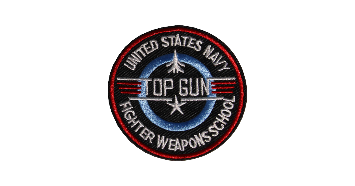 Top Gun Fighter School Embroidered Patch