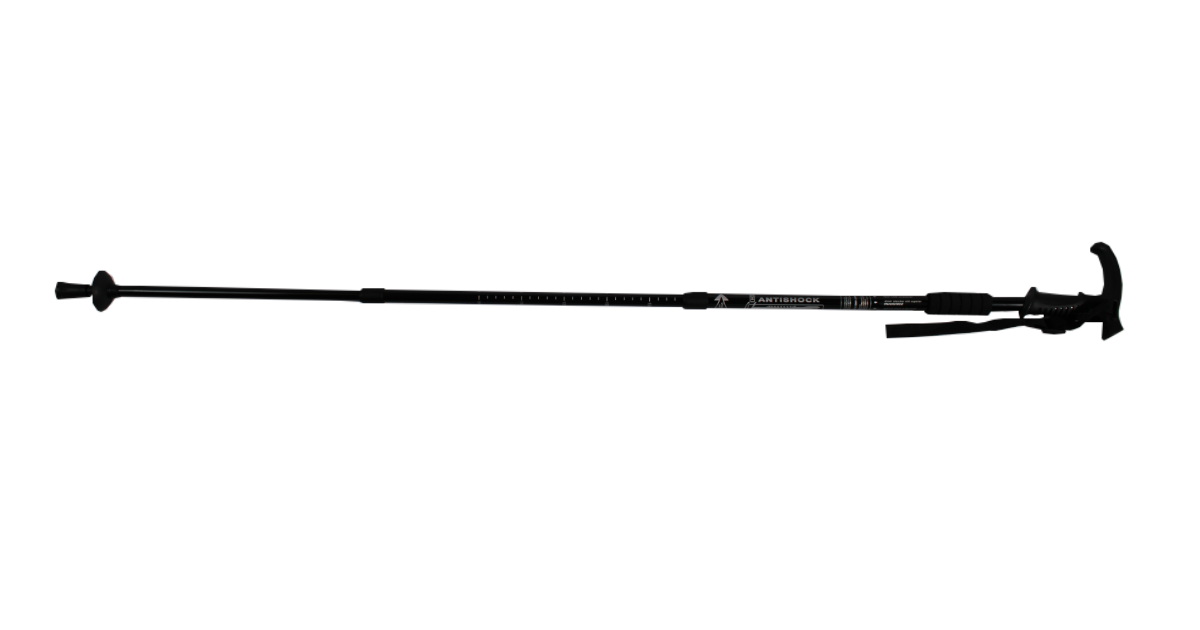 Black Anti-Shock Hiking Pole