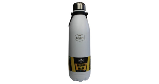 BISON- XL BOTTLE WITH HANDLE 1.5L -WHITE