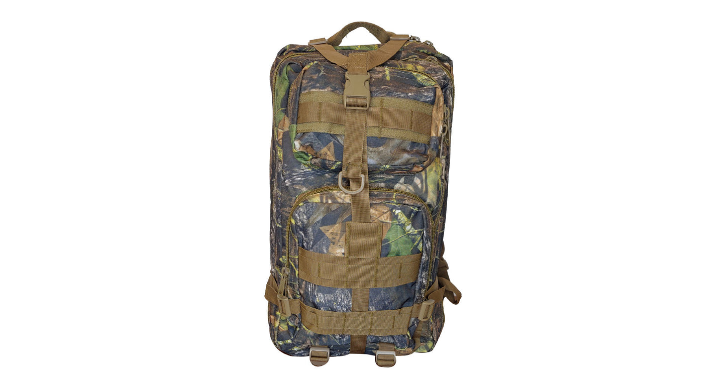 4 Compartment Backpack Large (Woodland Camo) - NEW