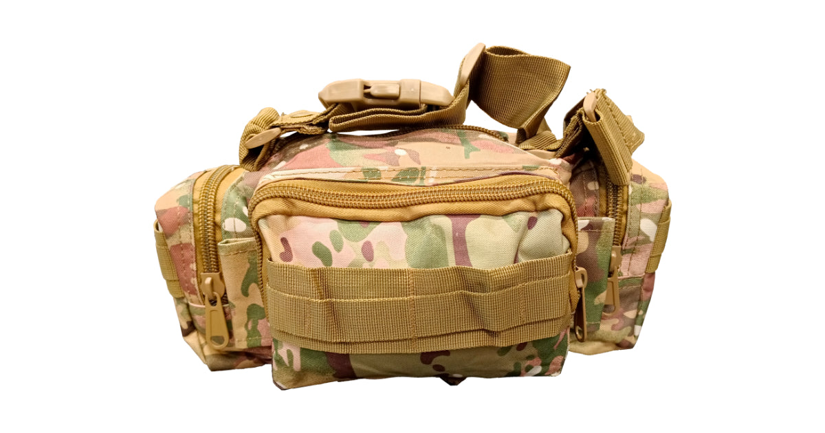 4 Compartment Molle Pouch (Various Colours)