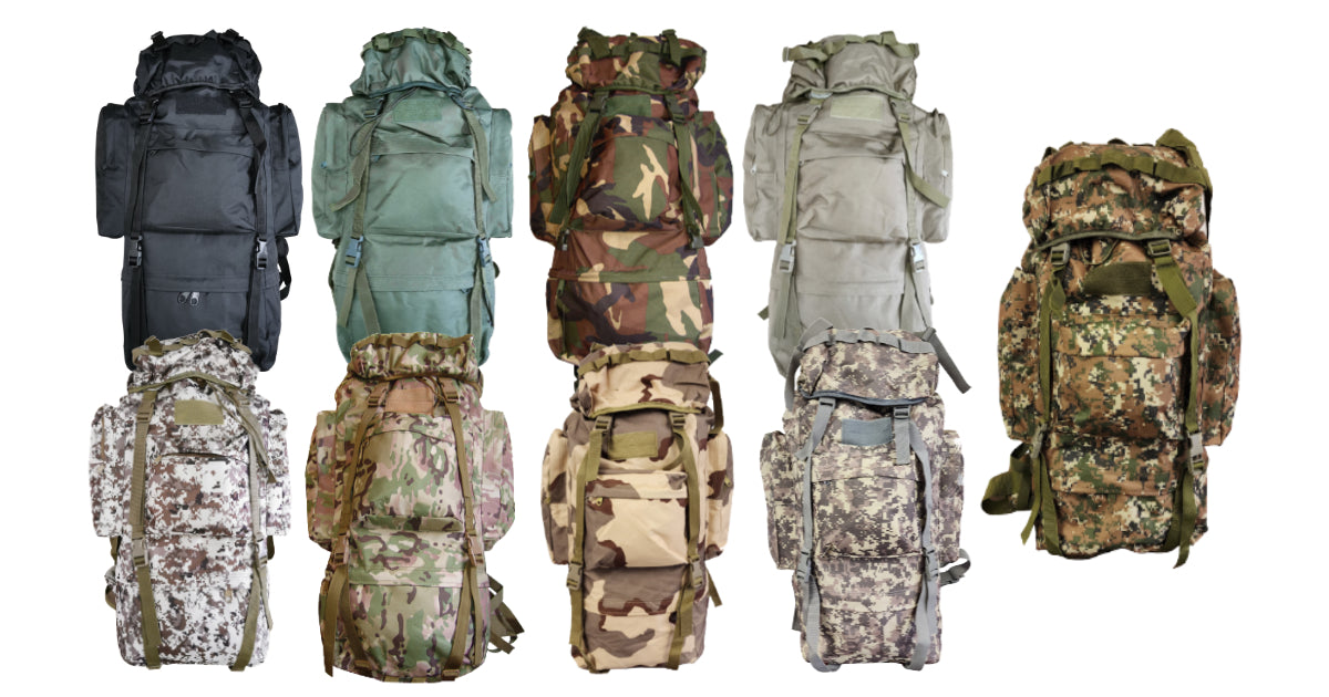 70L Backpack (Various Colours) – South African Military Surplus