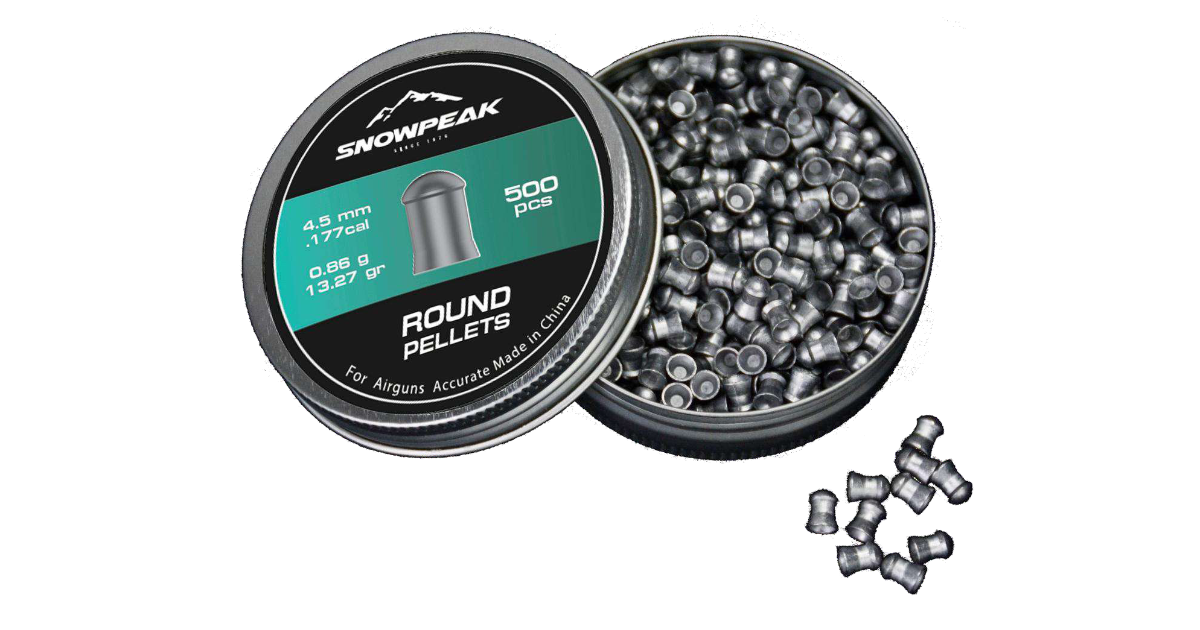 Snowpeak Max Heavy (round) Pellet – 250pcs (4.5mm)