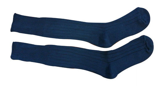Army-type Long Socks with Sole Padding (Blue) – NEW