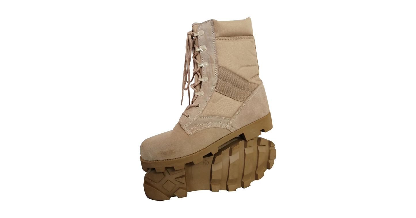 Beige Hiking Boots