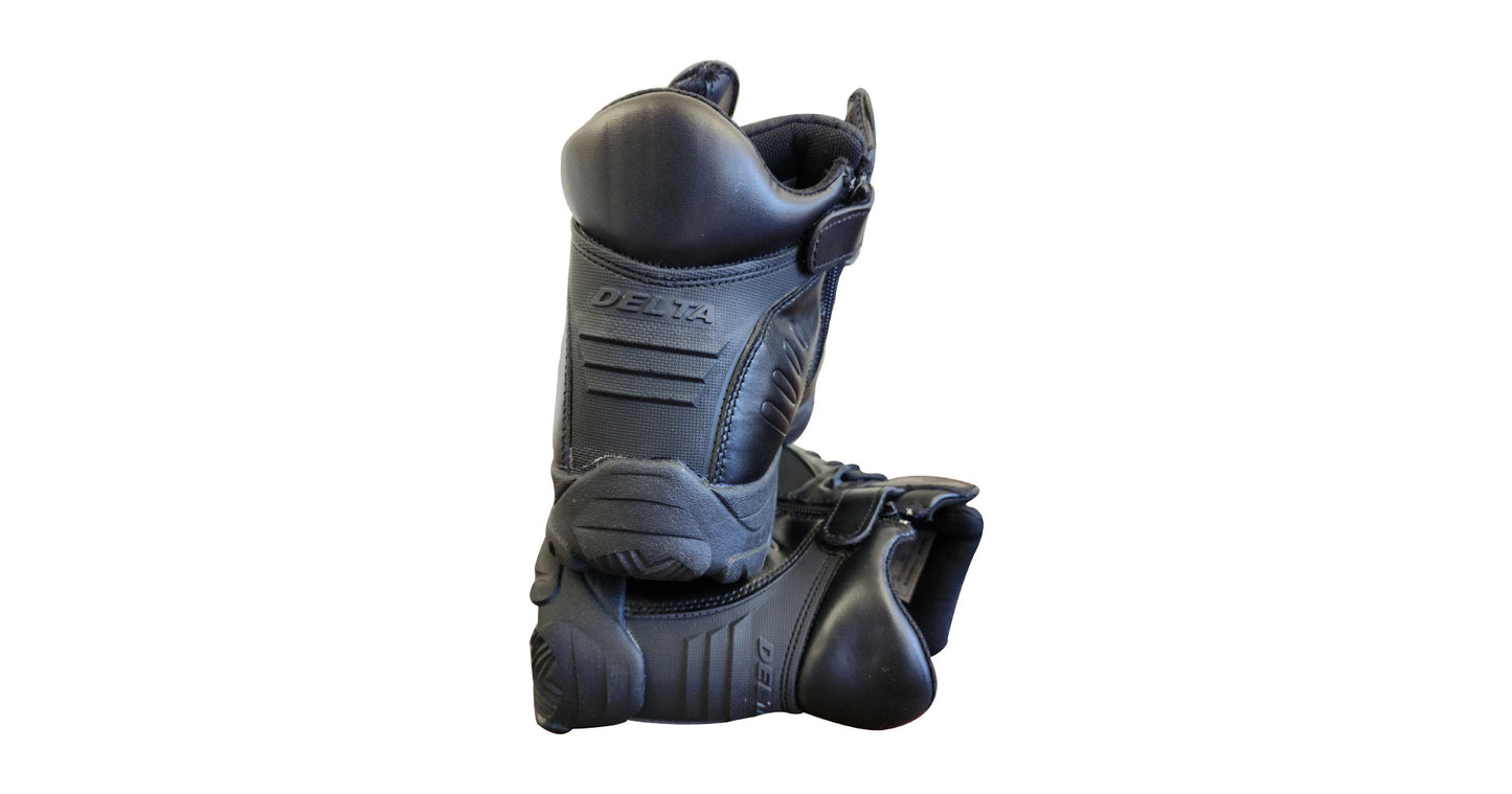 black-delta-boots-ankle-height image 2