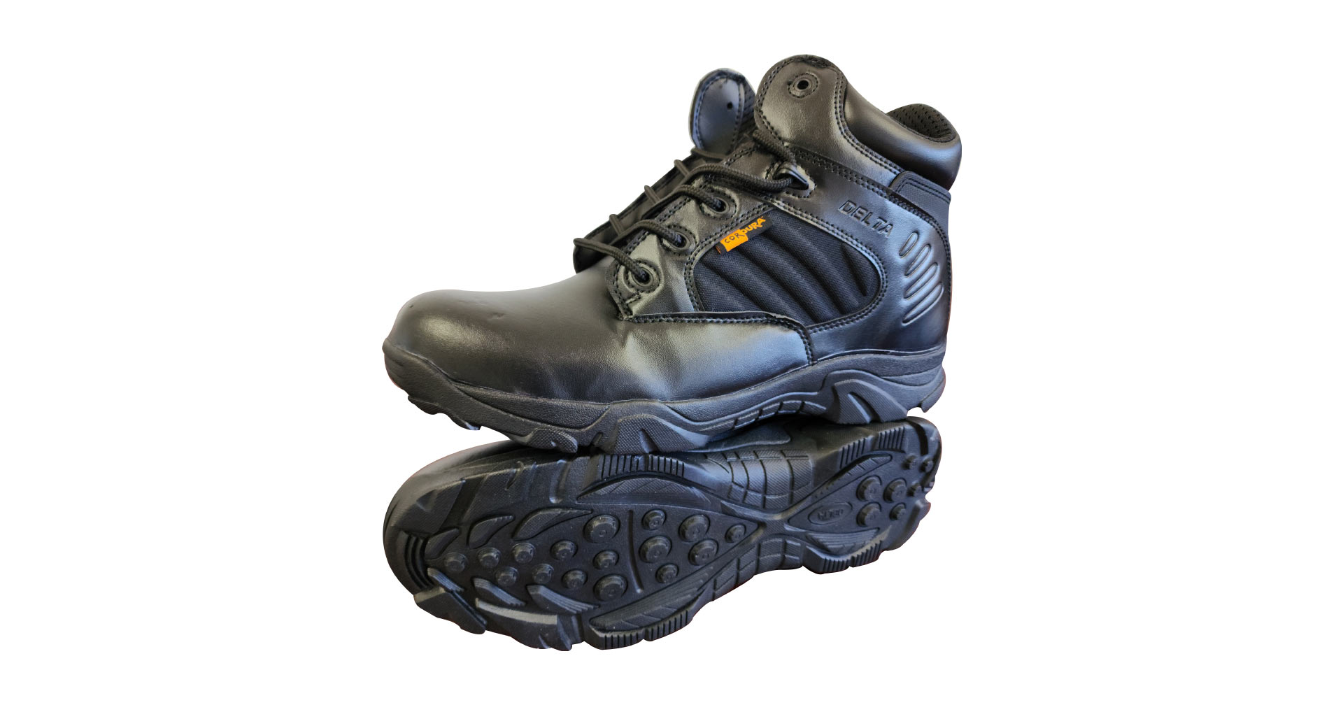 Black Delta Boots Ankle Height – South African Military Surplus