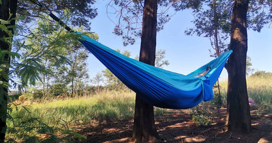 Blue Hammock with Rope - NEW