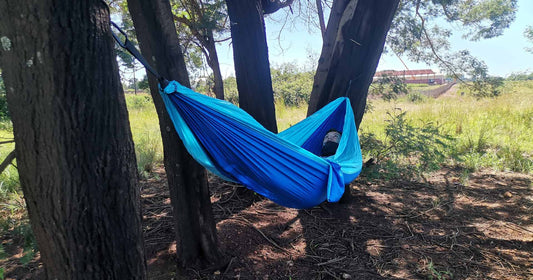 Blue Hammock with Straps - NEW