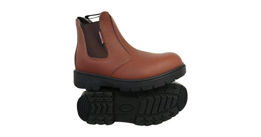 Brown Nautic 363 Chelsea Safety Boots
