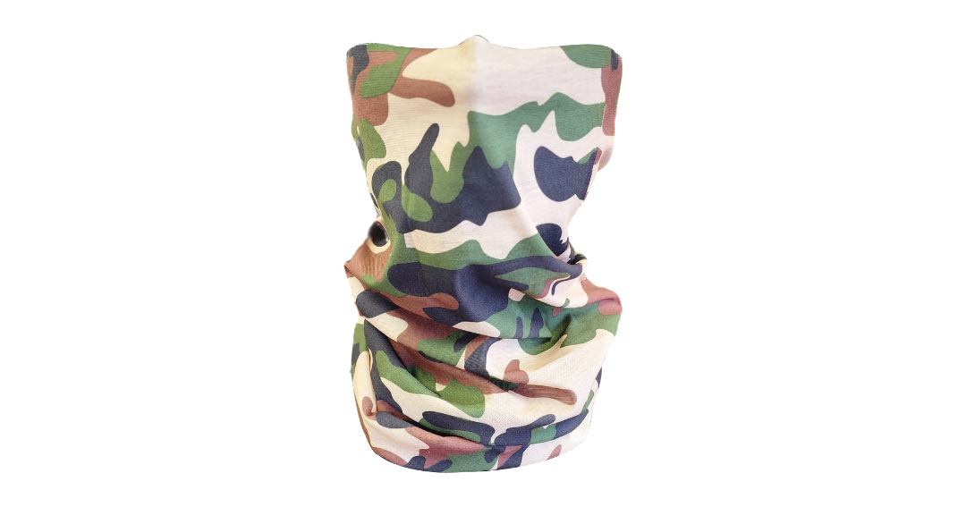 Brown Woodland Camo Buff.