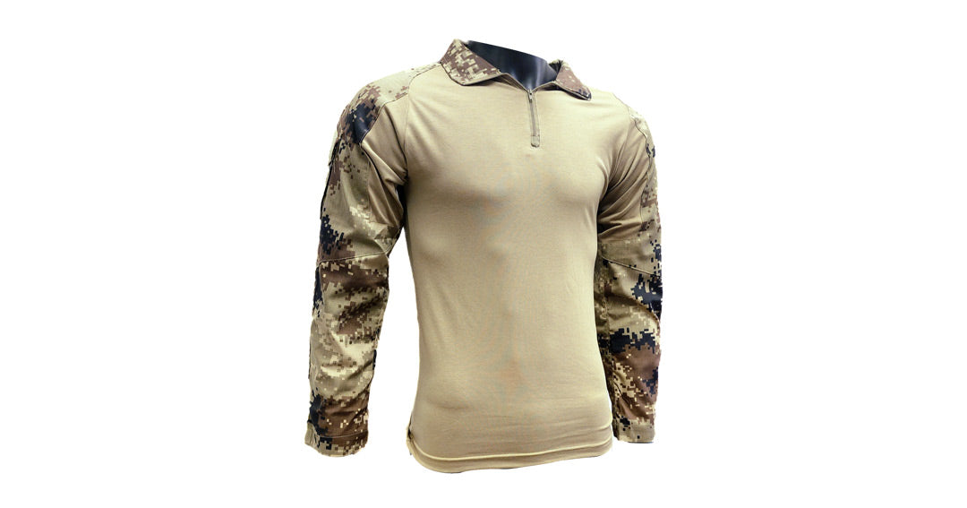 Dark Digital Grey Camo "Frog Shirt"