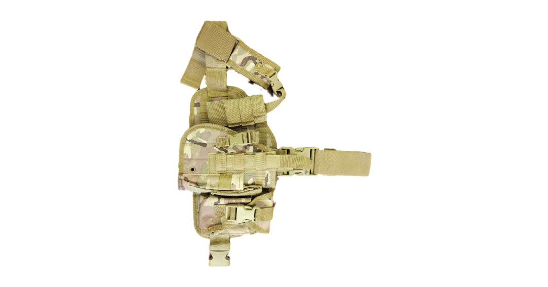 Leg Holster with Pouches (Black)