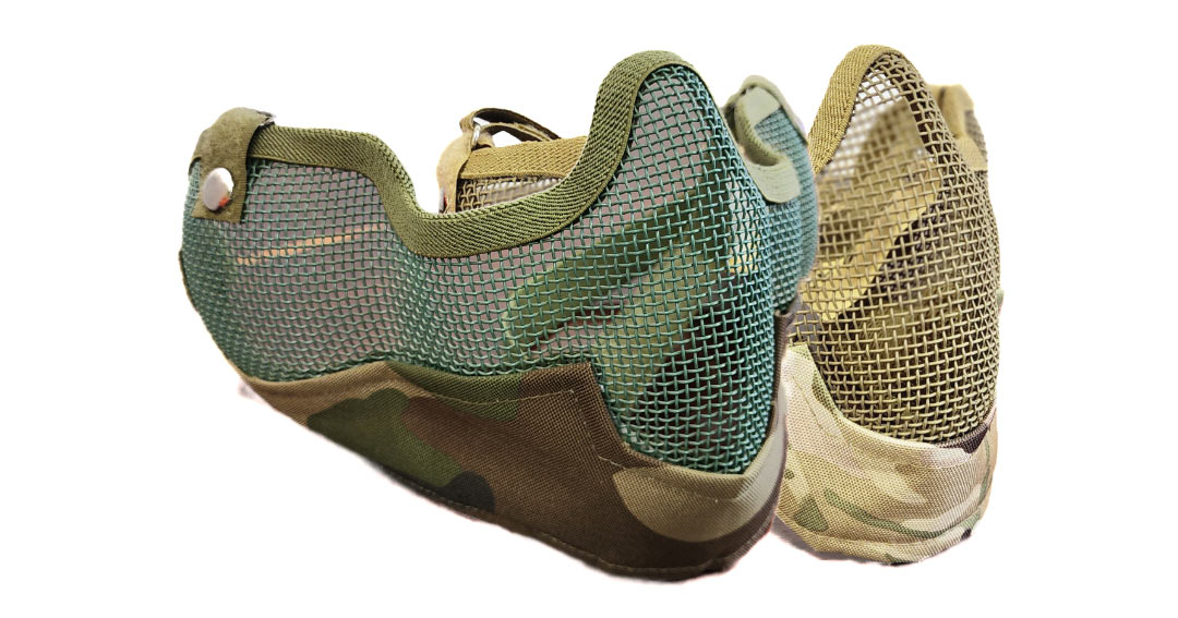 metal-mesh-lower-full-face-mask-various-colours image 0