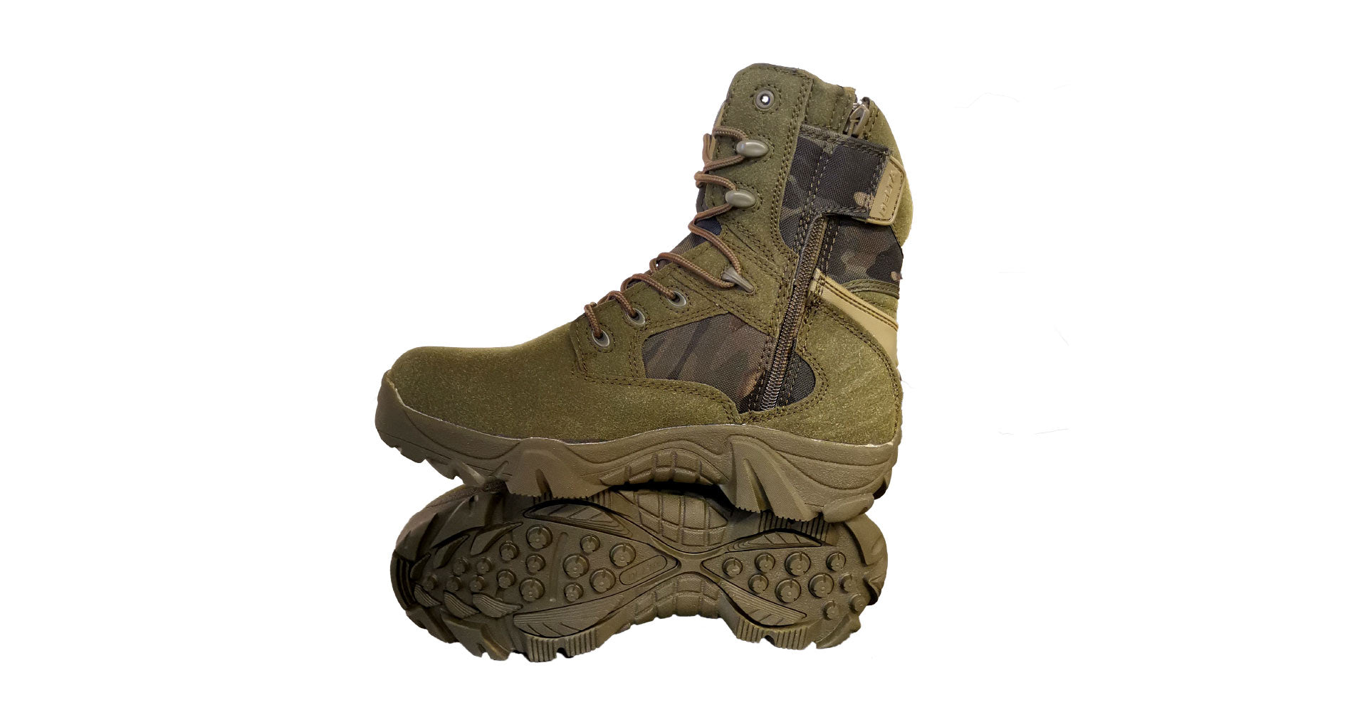 Olive Camo Delta Boots – South African Military Surplus
