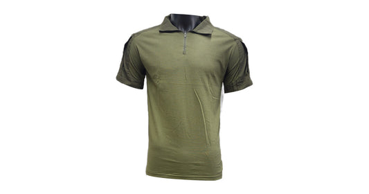olive-golf-shirt-slim-fit image 1