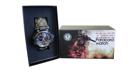 Yuzex Survival Paracord Watch (Woodland)