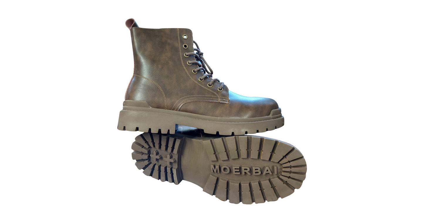 Brown Moerbai Boots with Zip