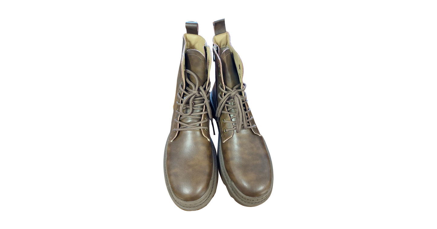 Brown Moerbai Boots with Zip