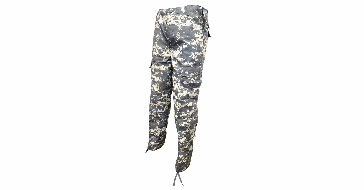 Digital Grey Camo Combat Trouser