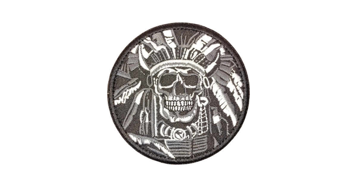 Feathered Skull Patch – South African Military Surplus