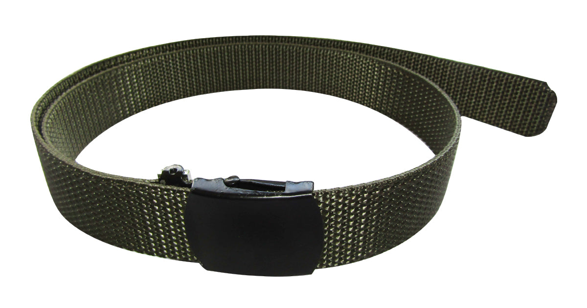 Pin Buckle Belt (Olive Green) - NEW