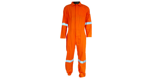 Overall 1 Piece Orange With Silver Reflector image 1