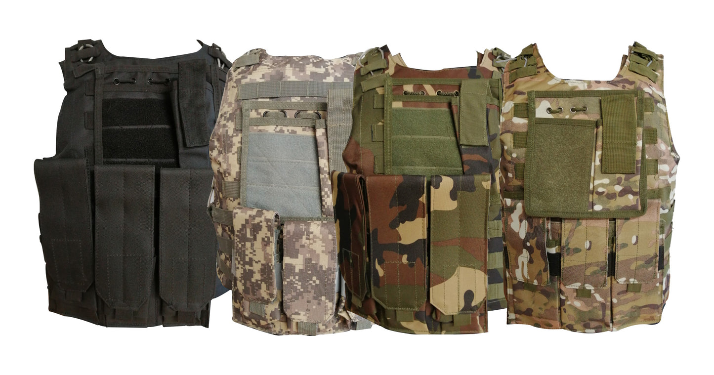 Tactical Vest (Heavy Duty, Various Colours)