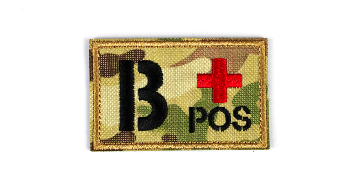 Camo Blood Patch B Positive