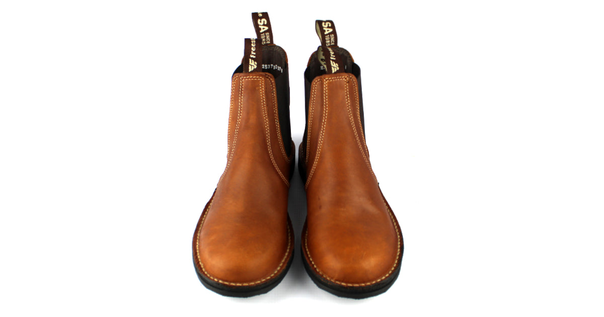 Freestyle Karoo Ladies Elastic Gusset Leather Veldskoen Boot