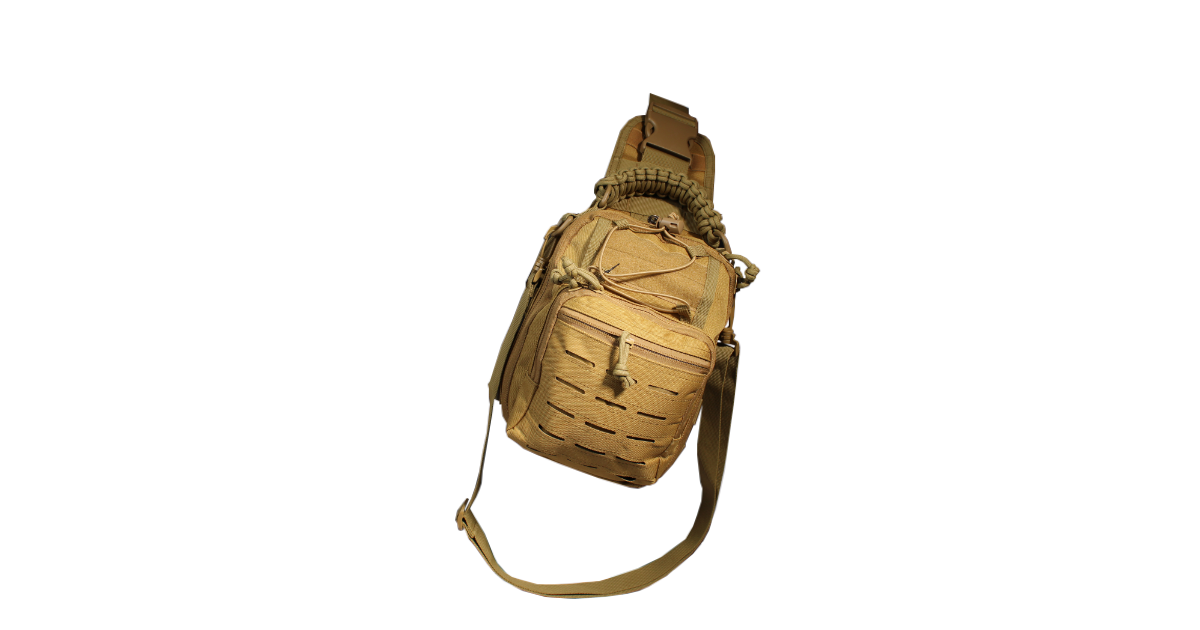 Khaki Tactical Sling Bag