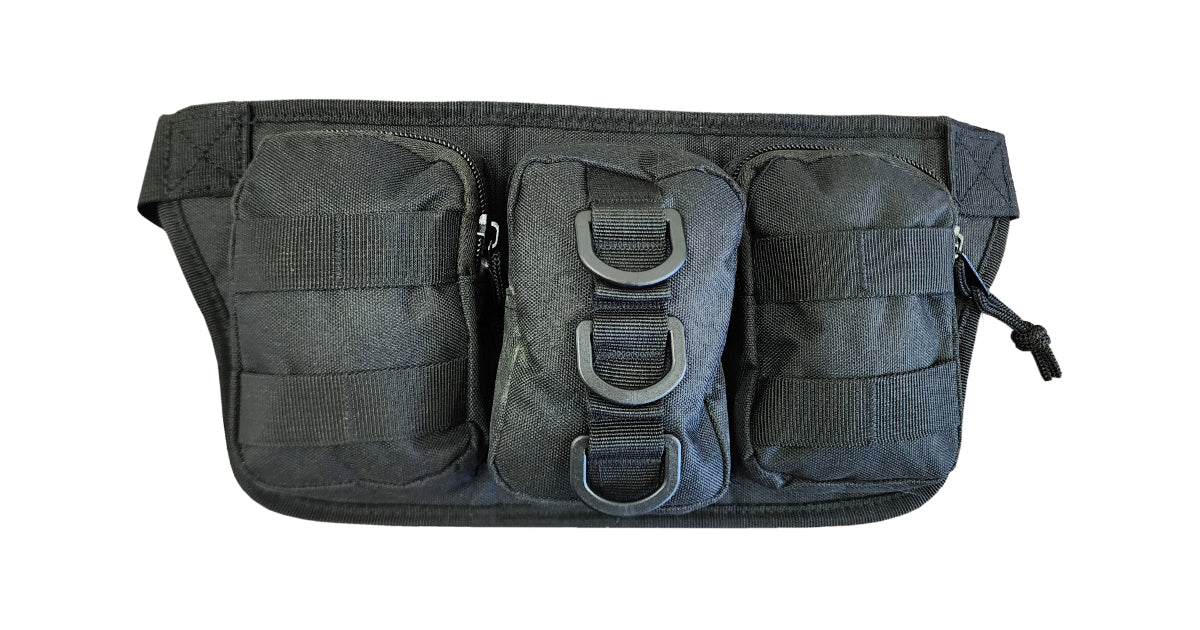 Tactical Waist Bag 3 Compartment (Various Colours)