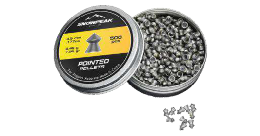 Snowpeak Pointed Pellet – 500pcs (4.5mm)