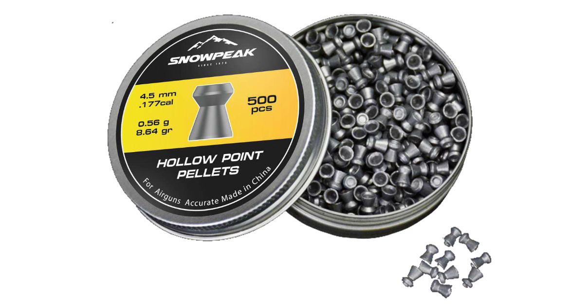 Snowpeak Hollow Point Pellet – 500pcs (4.5mm) – South African Military ...