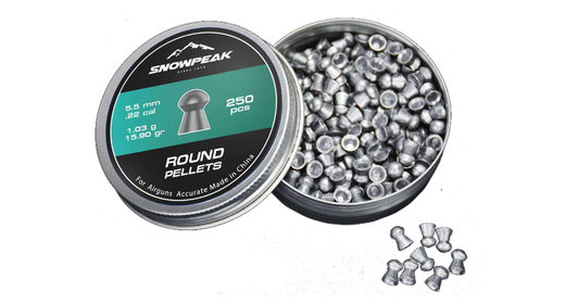 Snowpeak Round Pellet – 250pcs (5.5mm)