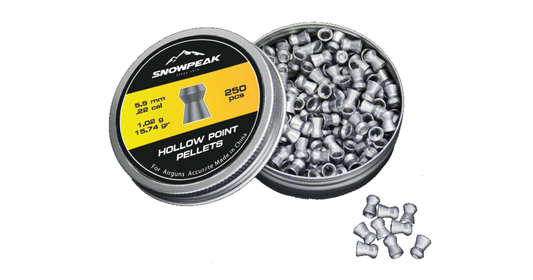 Snowpeak Hollow Point Pellet – 250pcs (5.5mm)