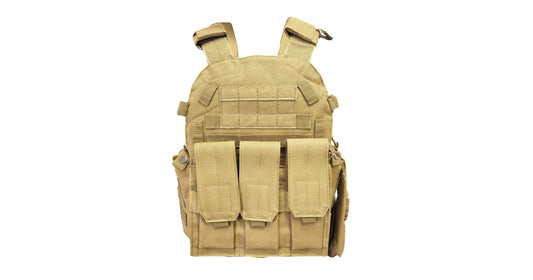 airsoft-plate-carrier-6-compartment-various-colours image 0