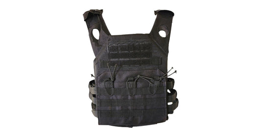 Airsoft Plate Carrier With Molle System (Black)