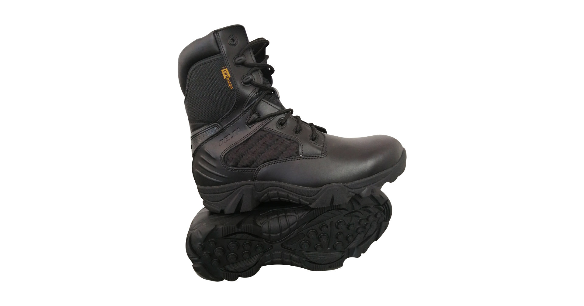 Black Delta Boots – South African Military Surplus