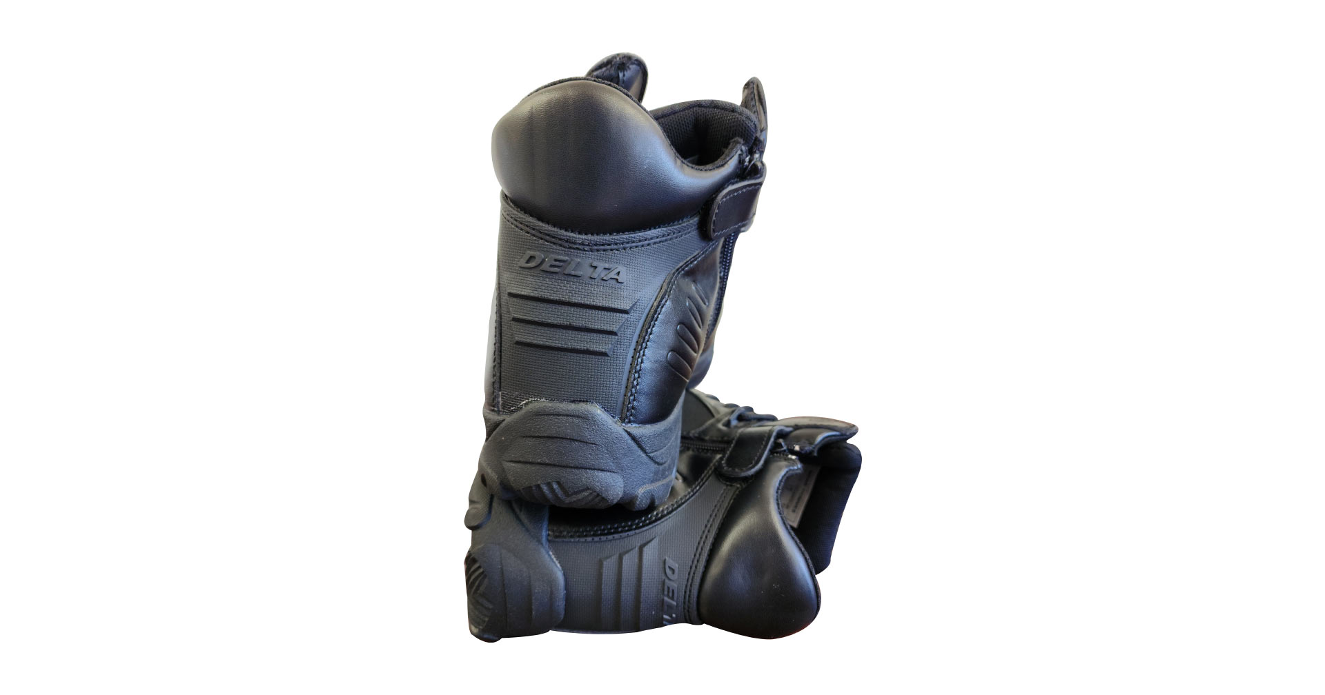 black-delta-boots-ankle-height image 2