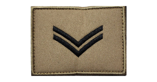 Corporal Rank Patch Khaki
