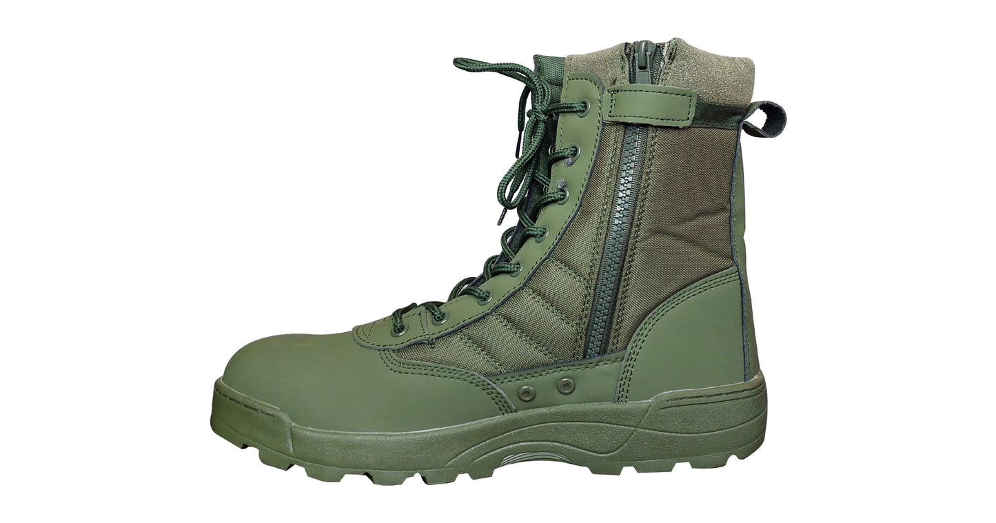 olive-combat-swat-boots-new image 2