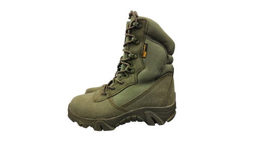 Olive Green Delta Boots