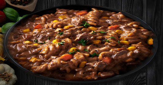 Pasta with Pepper Steak (300g)