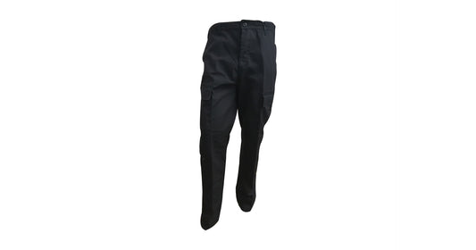 Plain Black Combat Trouser