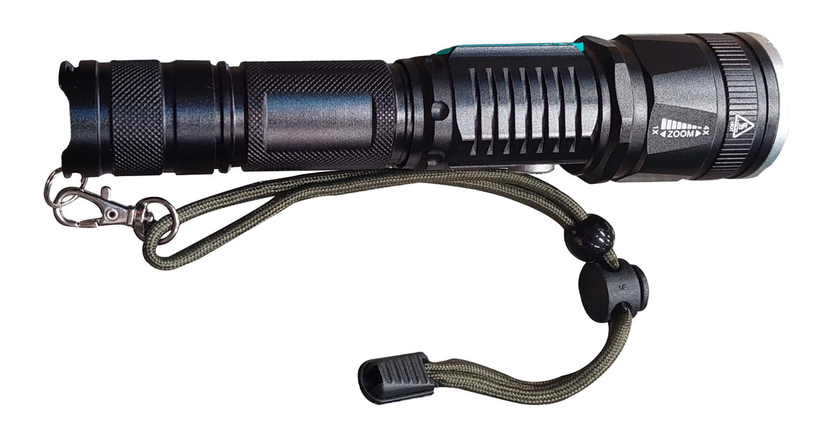 Rechargeable Torch with Box – South African Military Surplus
