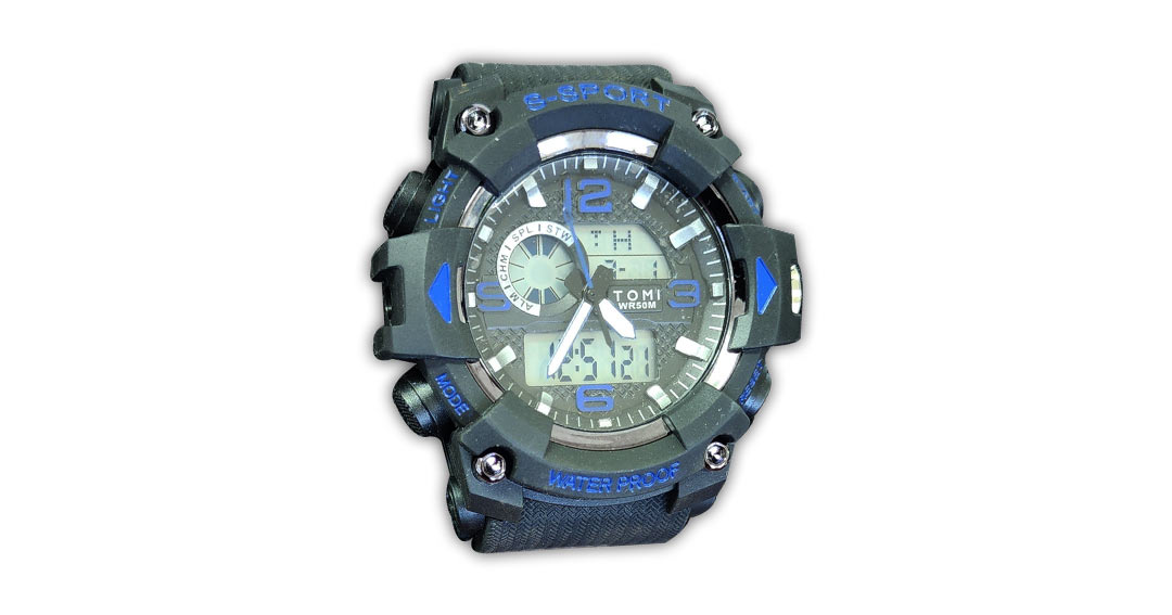 Tomi Sport Watch Green and White