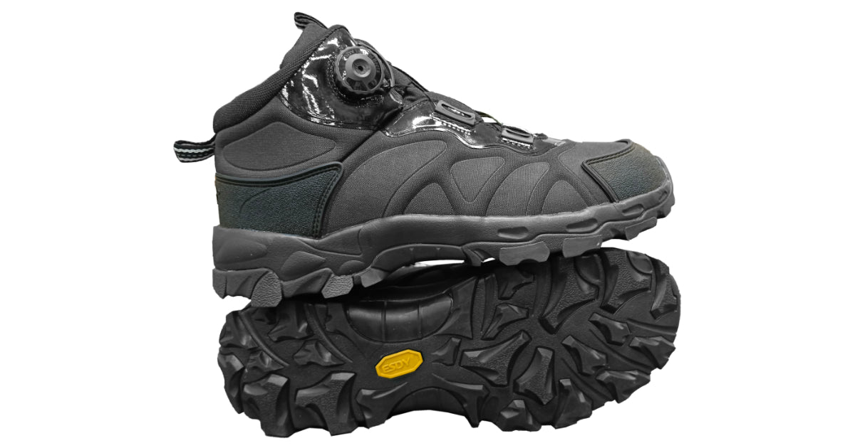 black-hiking-sneakers image 2