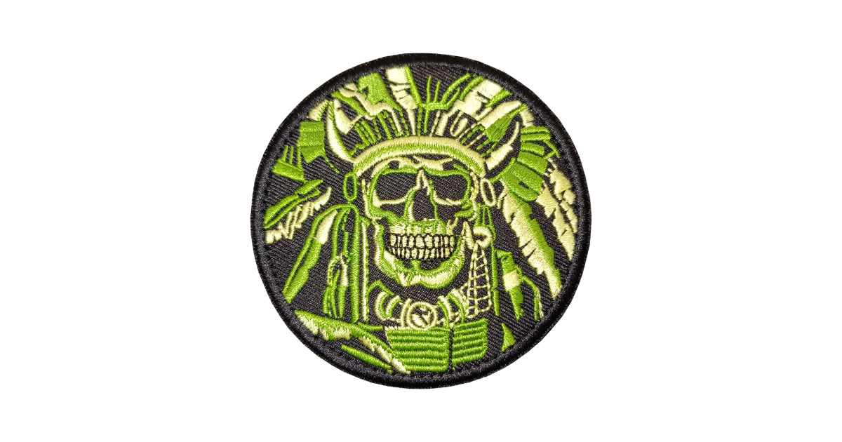 Feathered Skull Patch – South African Military Surplus