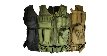 Light-Weight "Airsoft" Vest (Various Colours)